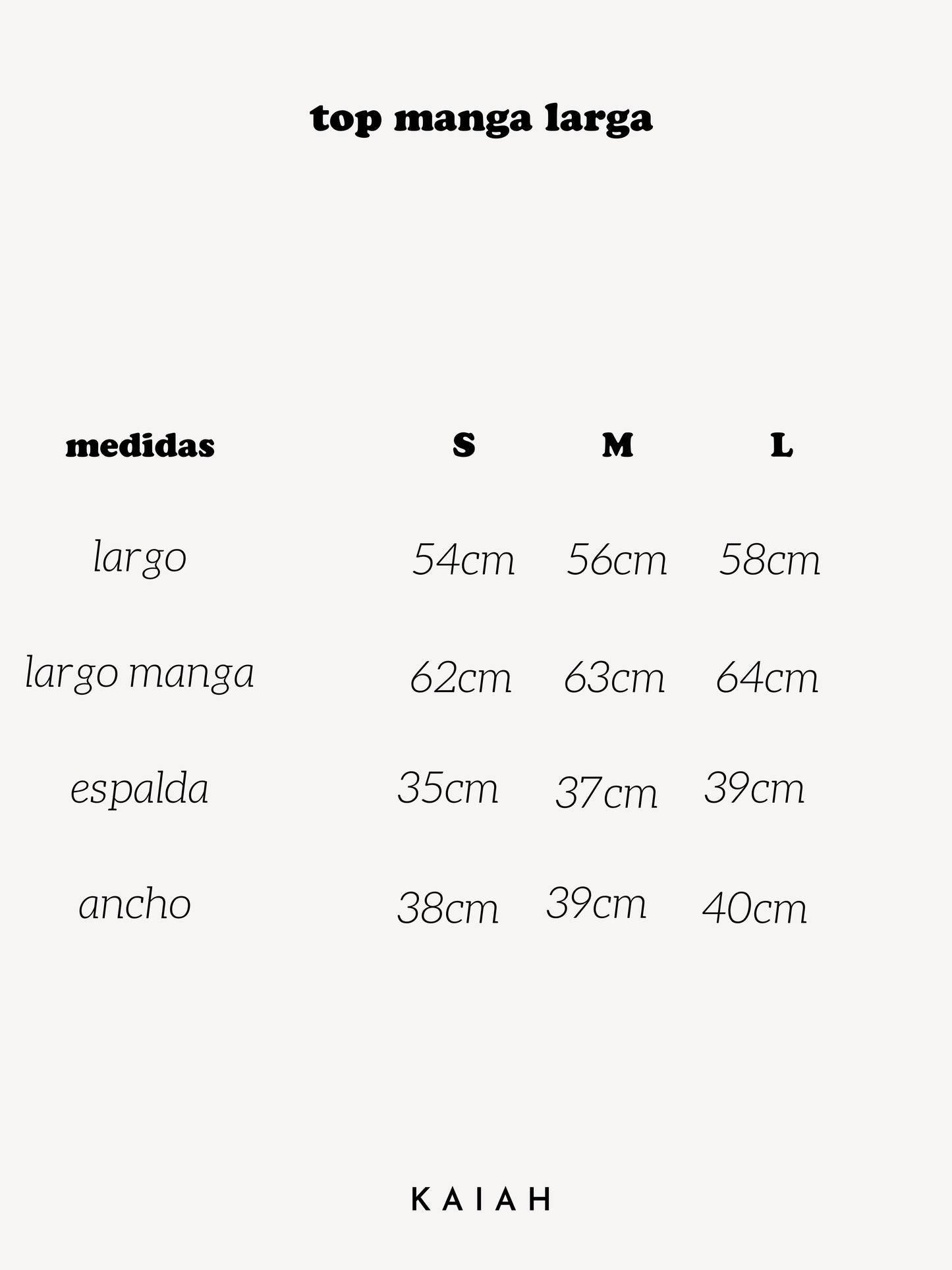 Top Basico Manga Larga - Negro