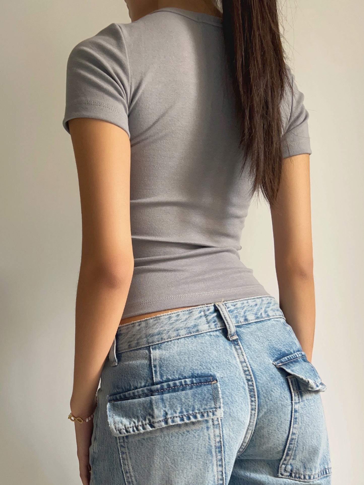 Top Maggie - Gris Claro