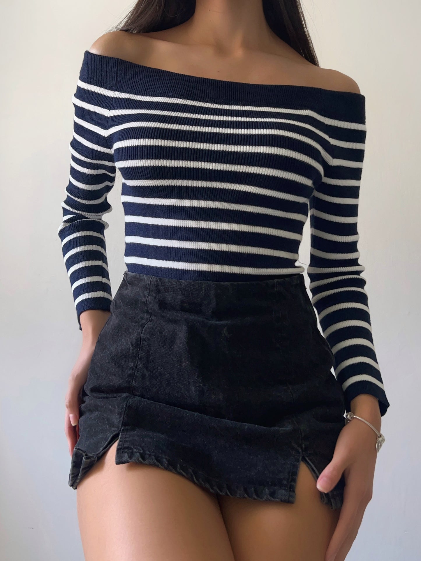 Knit Top Fatima - Azul