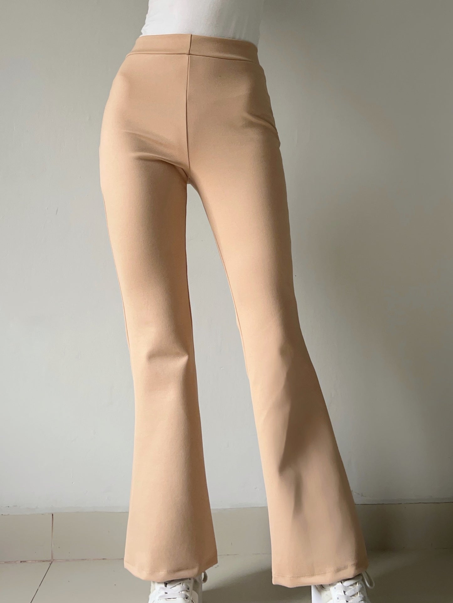 Flare Pants - Beige