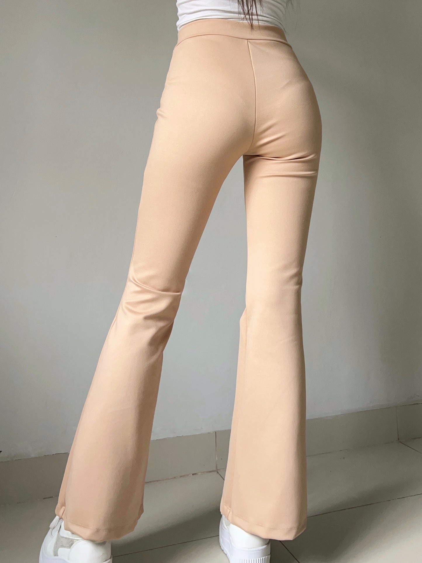 Flare Pants - Beige