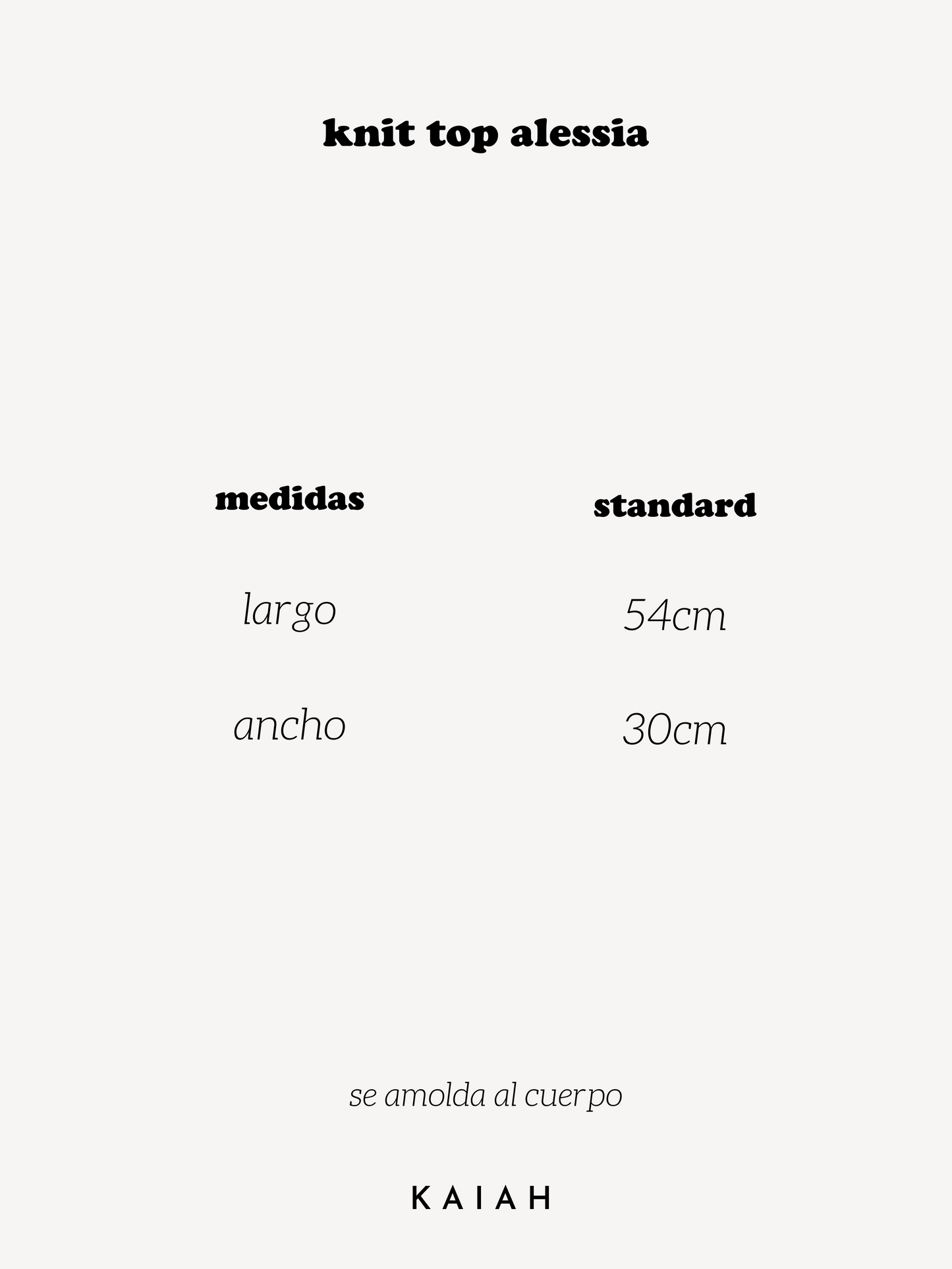 Knit Top Alessia - Beige