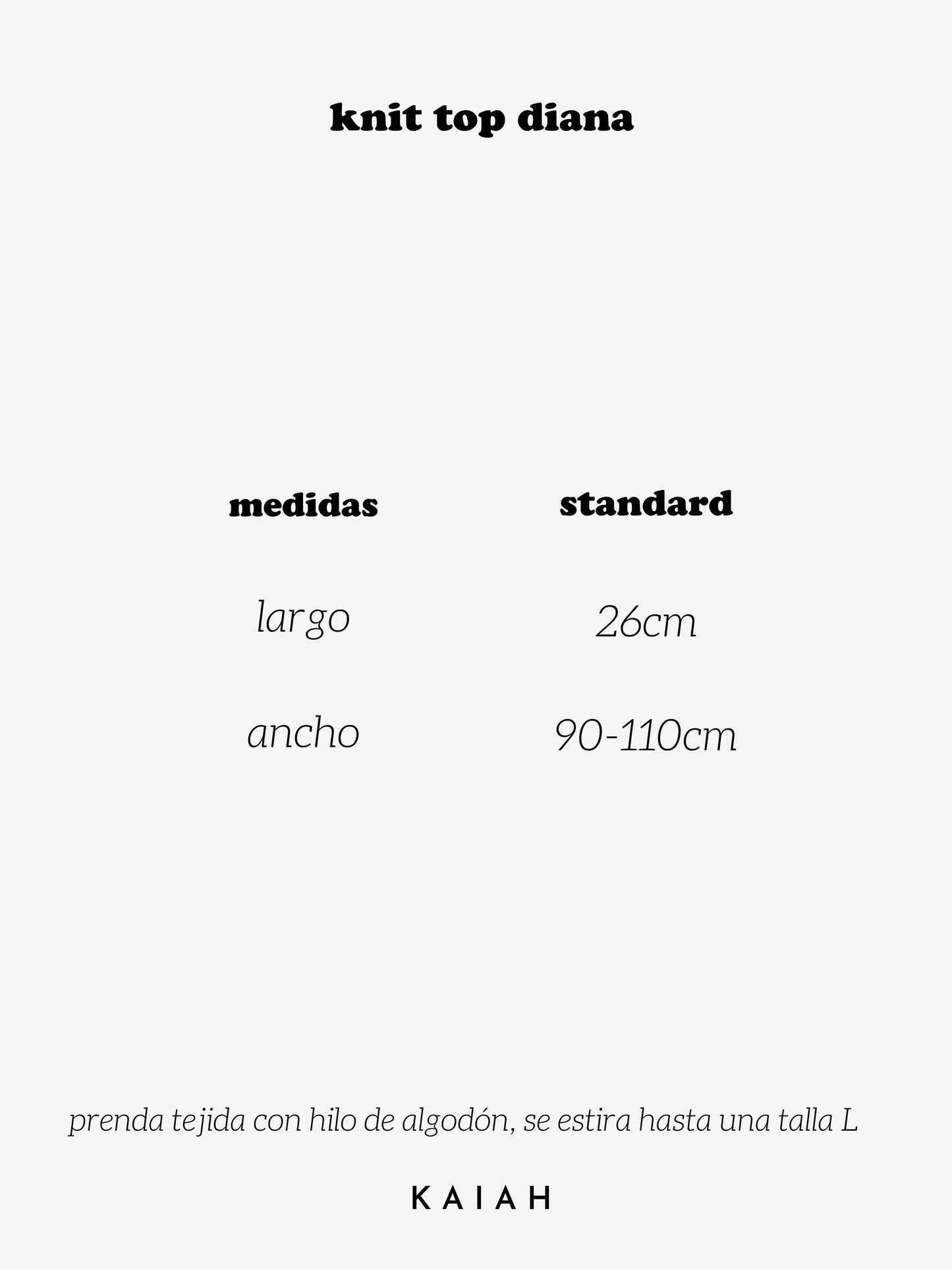 Knit Top Diana - Marrón