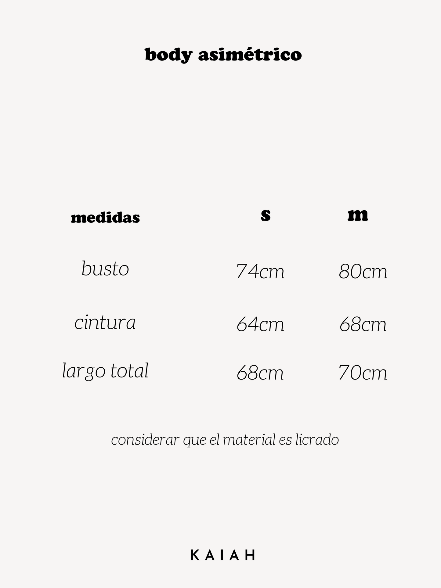 Body Asimétrico - Marrón