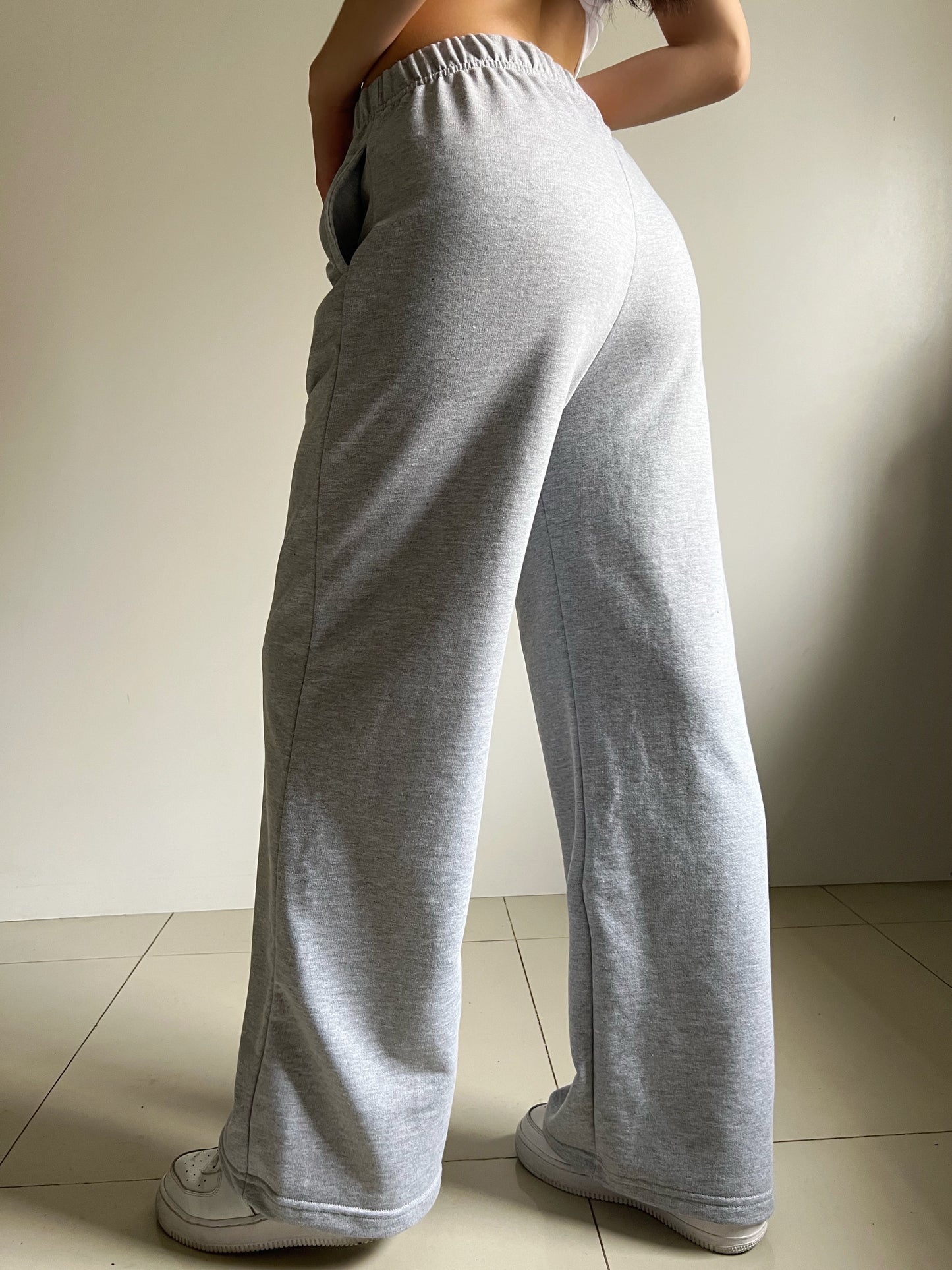 Wide Leg Pants - Melange