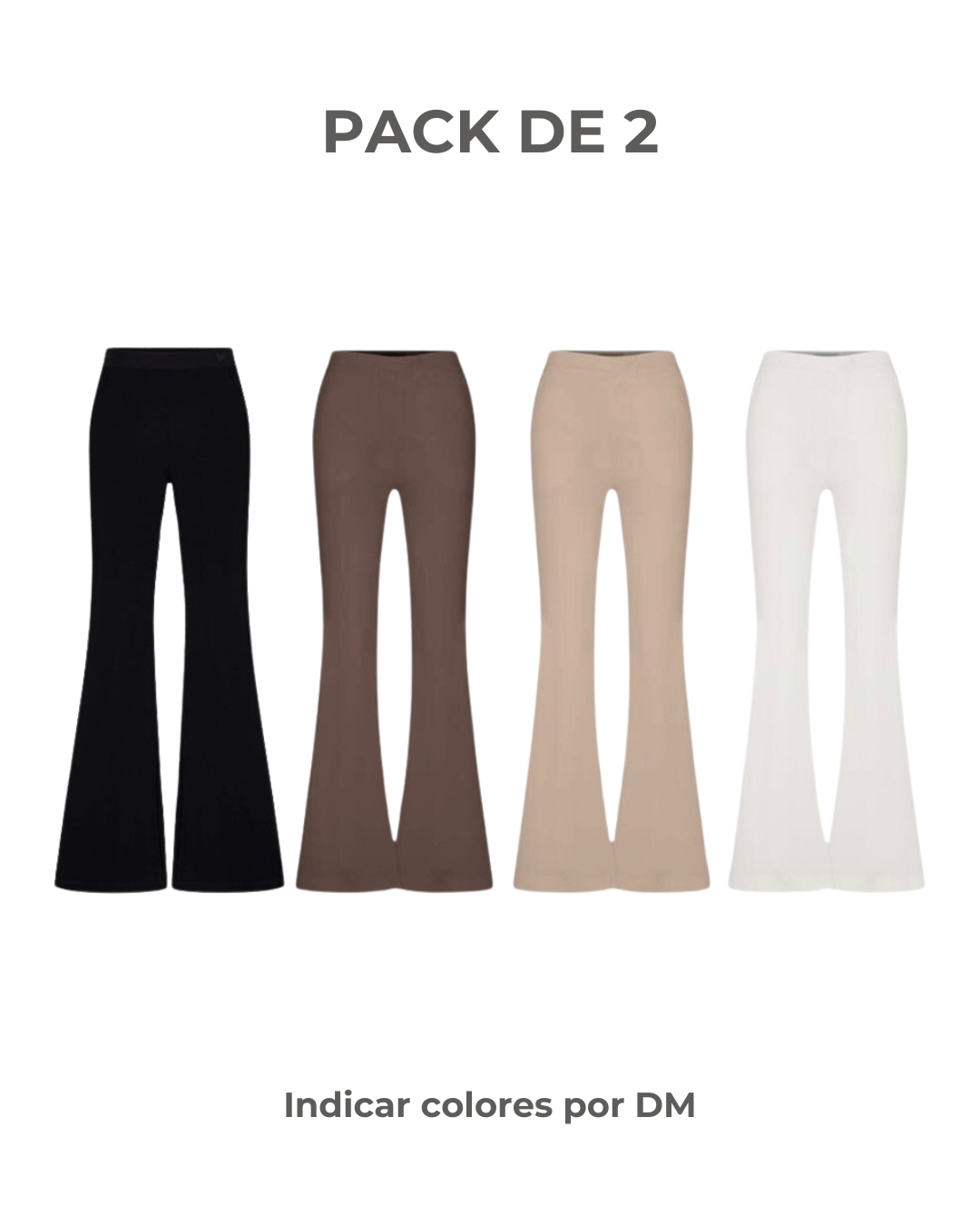 Pack 2 Flare Pants