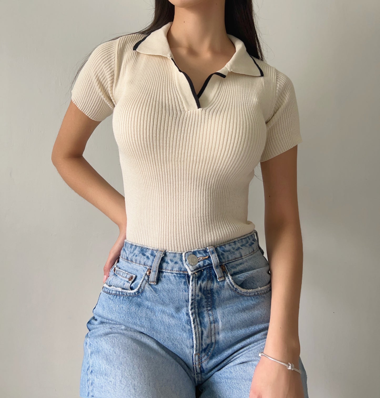 Knit Top Alessia - Crudo