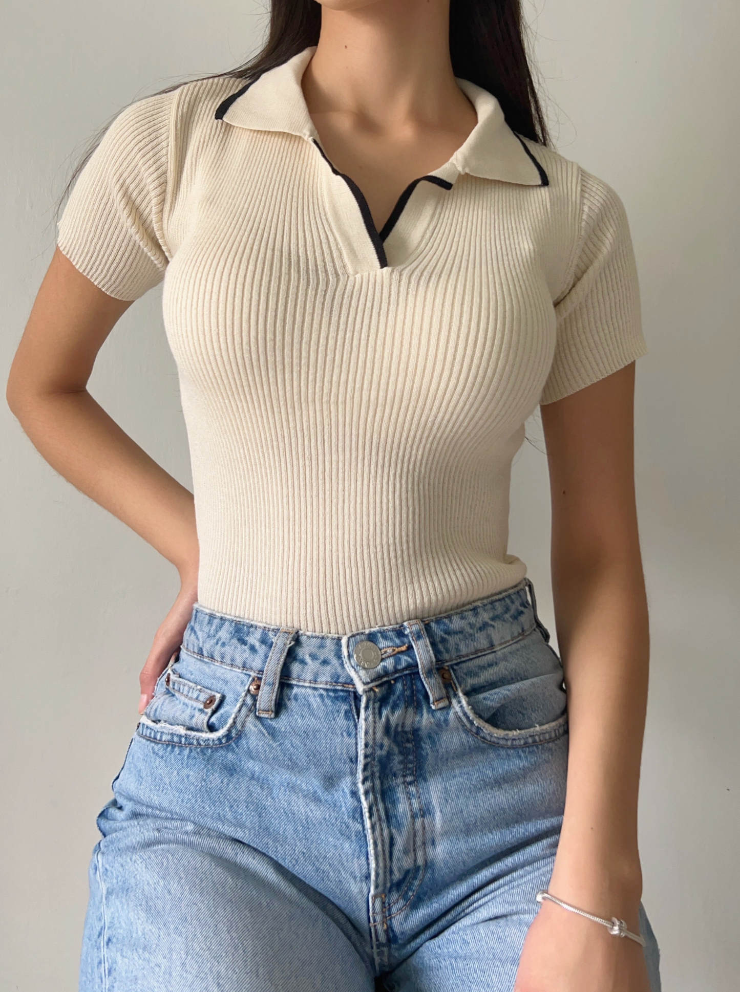 Knit Top Alessia - Crudo