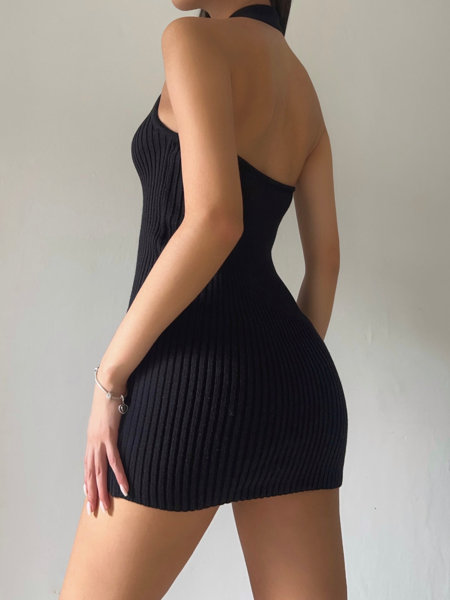 Knit Vestido Adriana - Negro