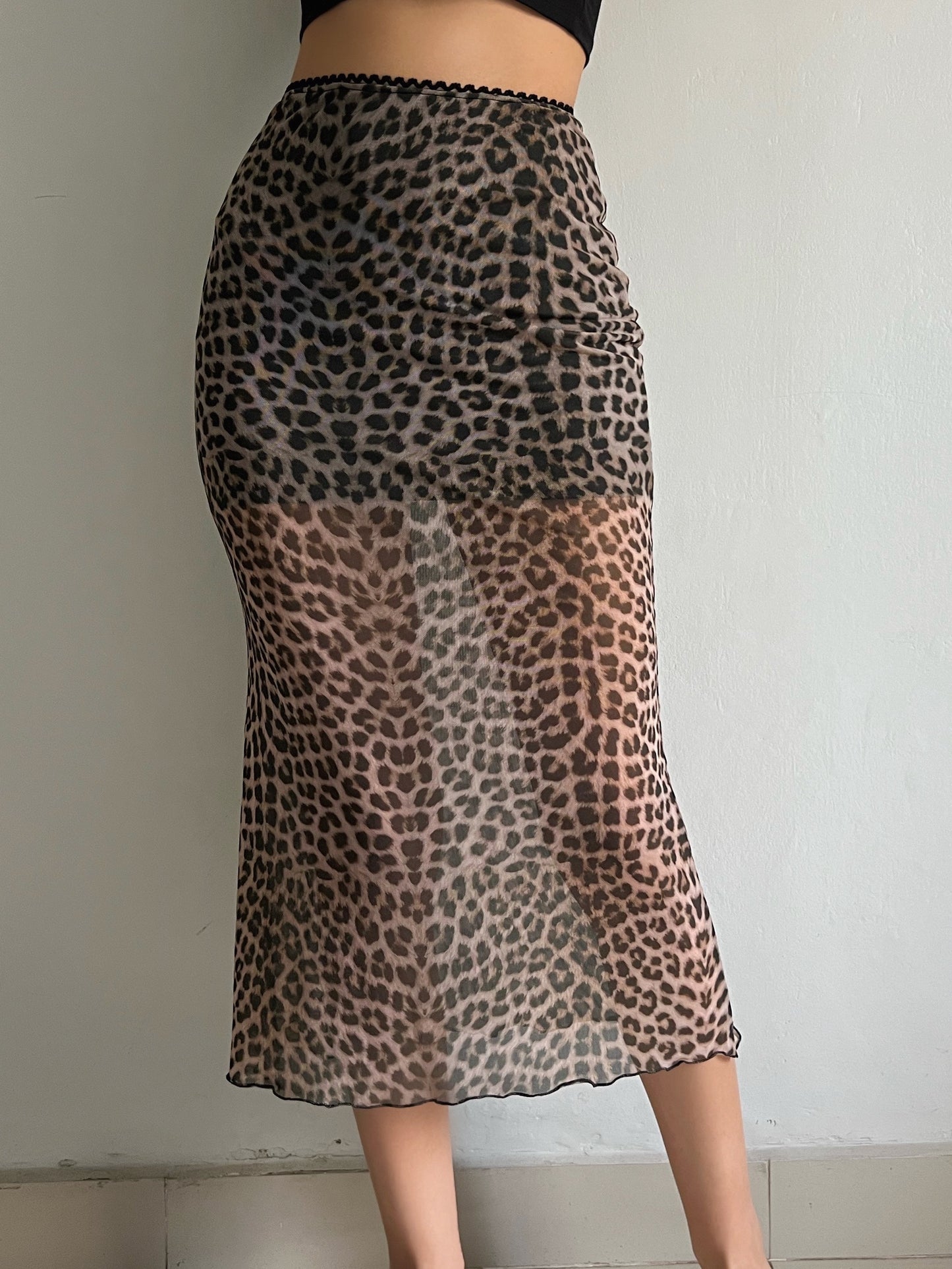 Falda Larga - Animal Print