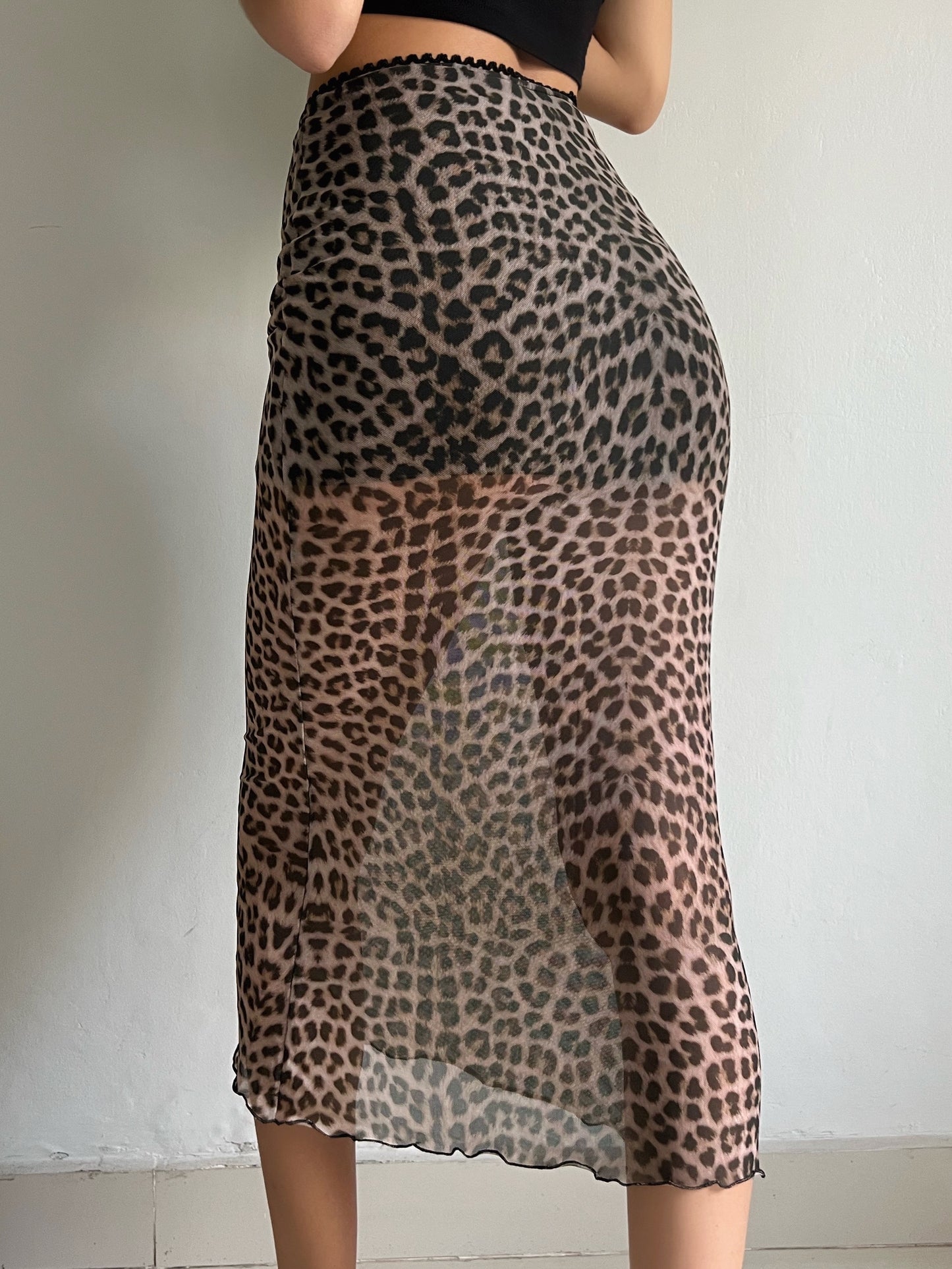 Falda Larga - Animal Print