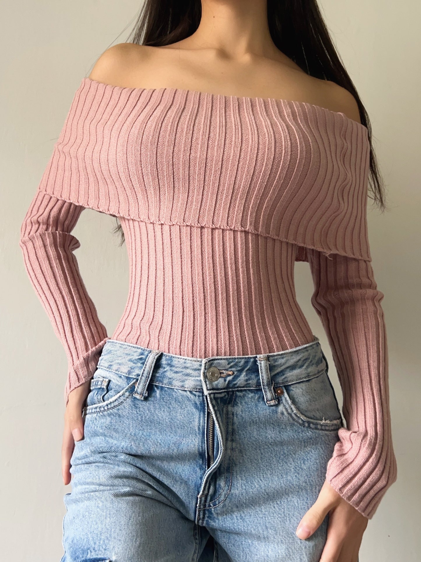 Knit Top Luciana - Rosado