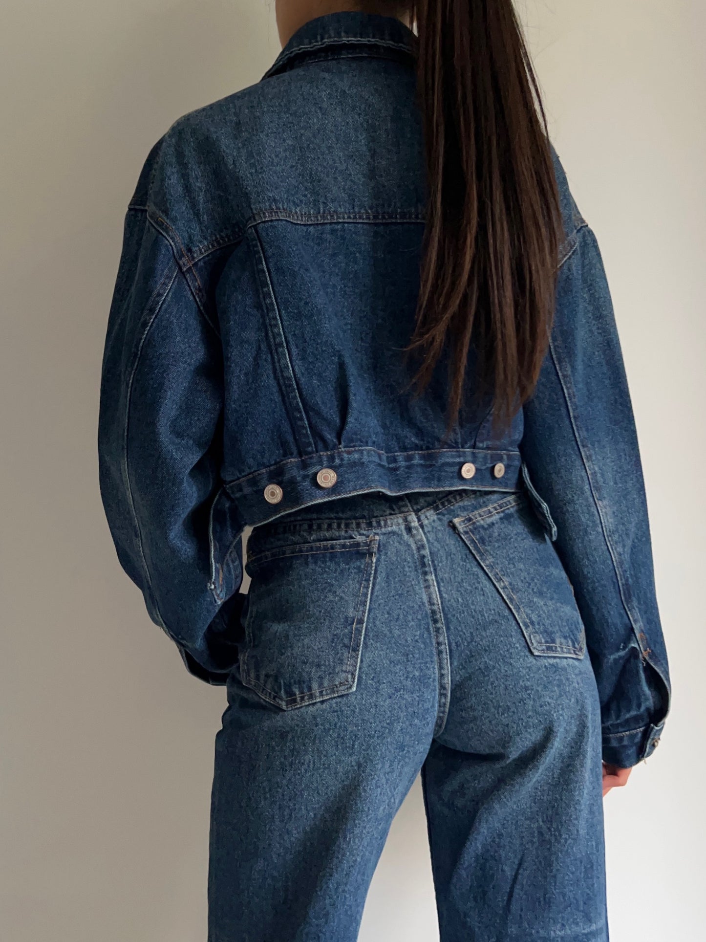 Casaca Denim - Azul Oscuro